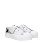 Burberry Sneakers Donna Tessuto Beige