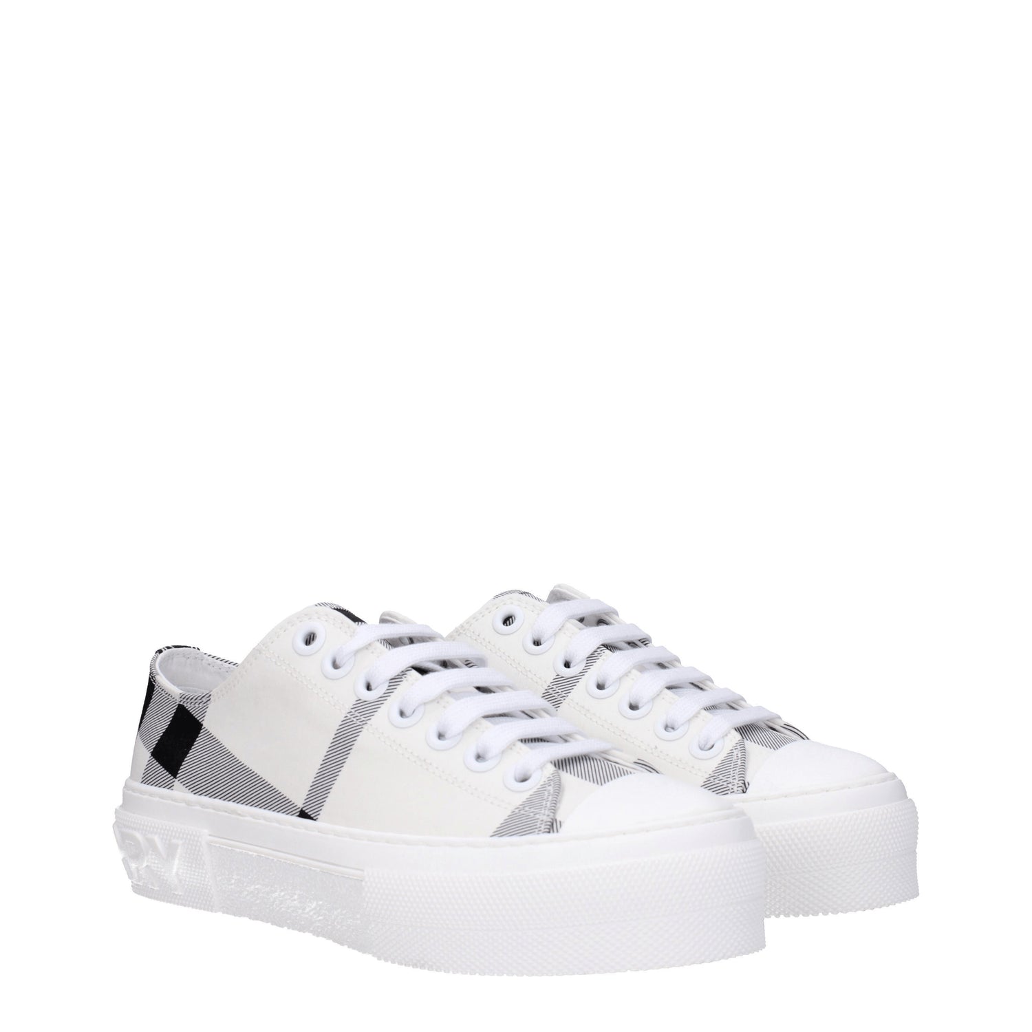 Burberry Sneakers Donna Tessuto Beige