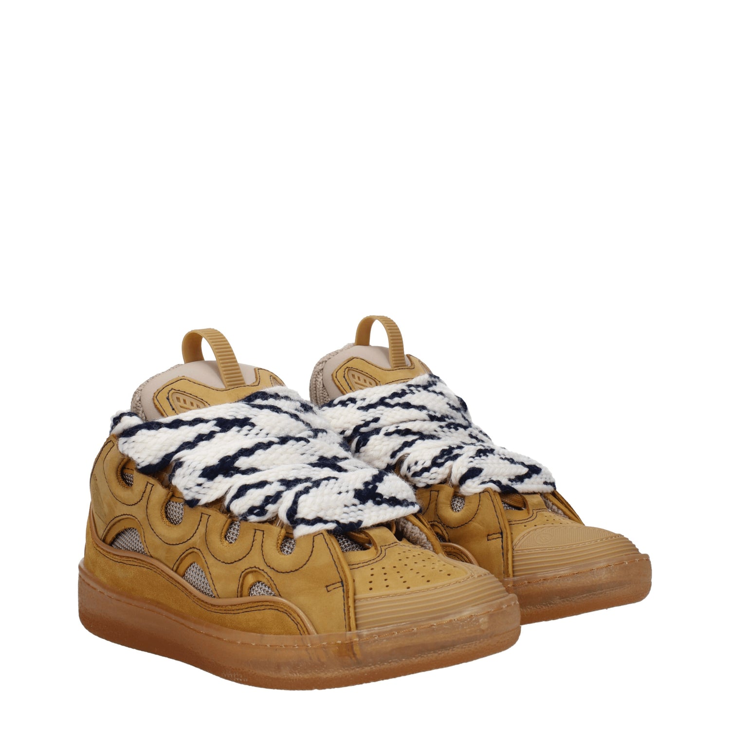 Lanvin Sneakers Donna Camoscio Beige Miele