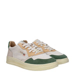 Autry Sneakers Uomo Tessuto Bianco Verde