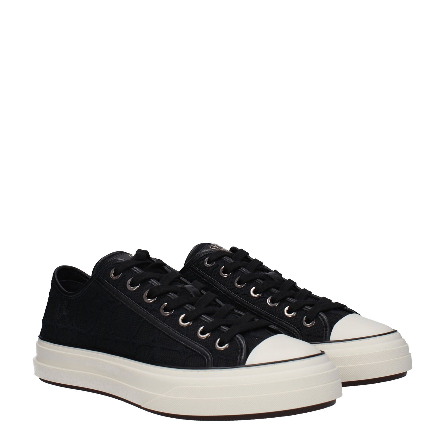 Valentino Garavani Sneakers Uomo Tessuto Nero