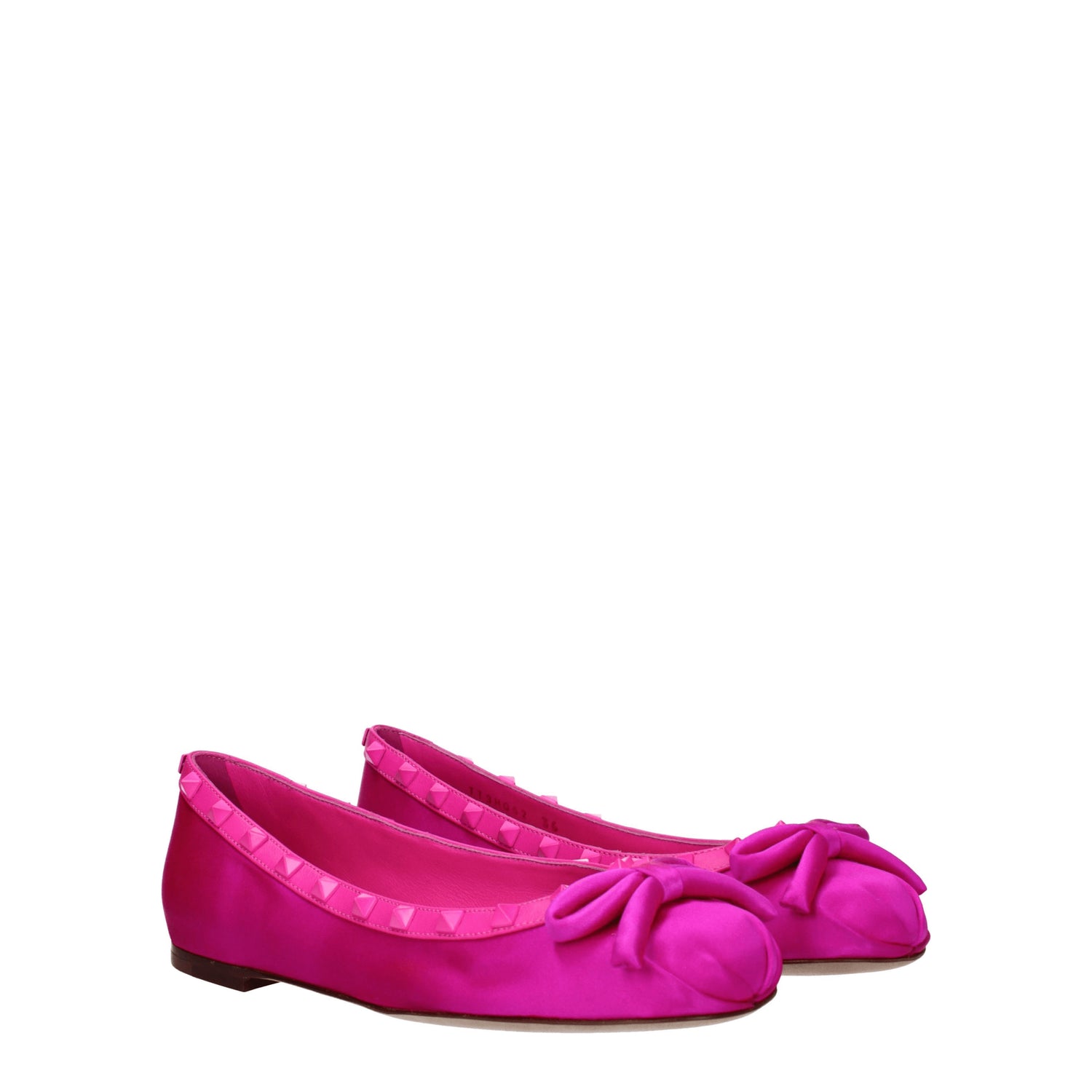 Valentino Garavani Ballerine Donna Raso Fuxia