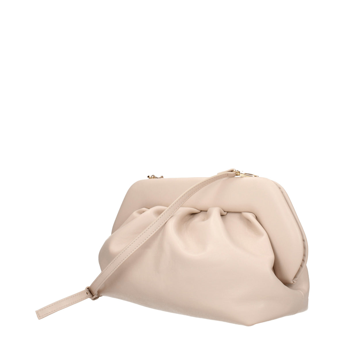 Themoirè Pochette Donna Poliuretano Beige Falena