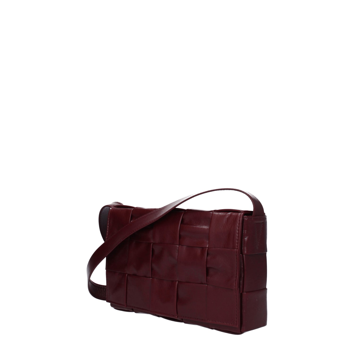 Bottega Veneta Borse a Tracolla cassette Donna Pelle Rosso Barolo