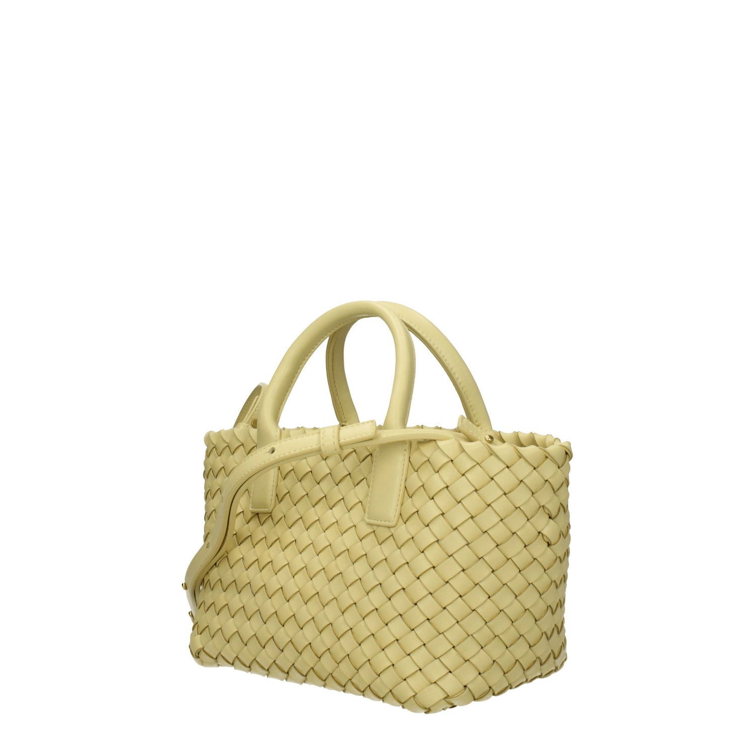 Bottega Veneta Borse a Mano Donna Pelle Giallo Burro