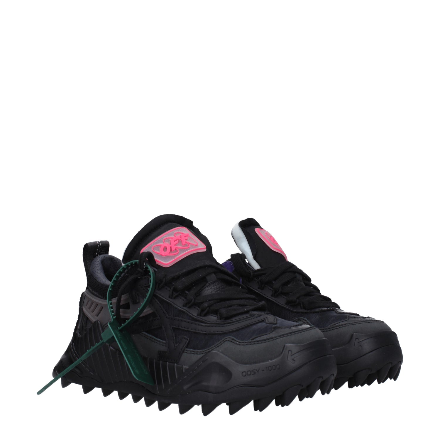 Off-White Sneakers Donna Tessuto Nero