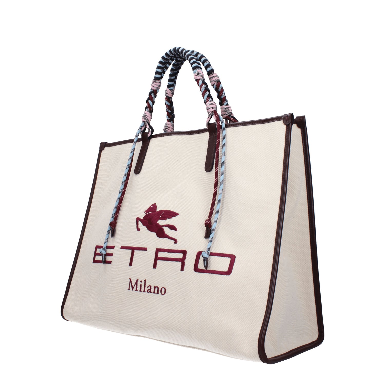 Etro Borse a Mano Donna Tessuto Beige