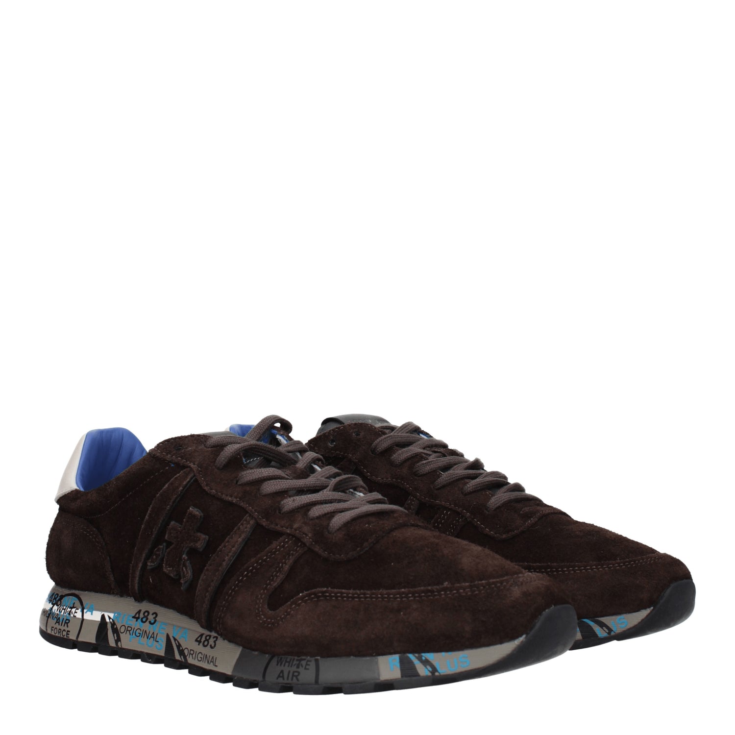 Premiata Sneakers eric Uomo Camoscio Marrone Testa di Moro