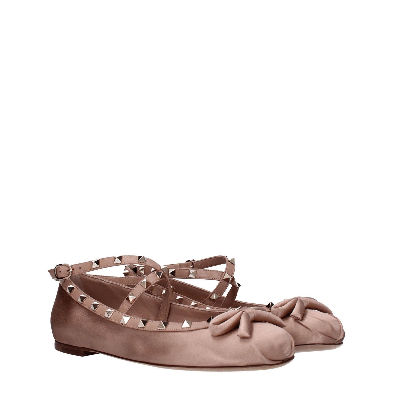 Valentino Garavani Ballerine rockstud Donna Raso Rosa Rose