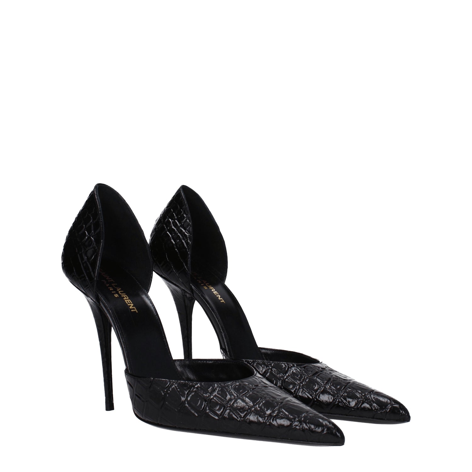 Saint Laurent Sandali Donna Pelle Nero