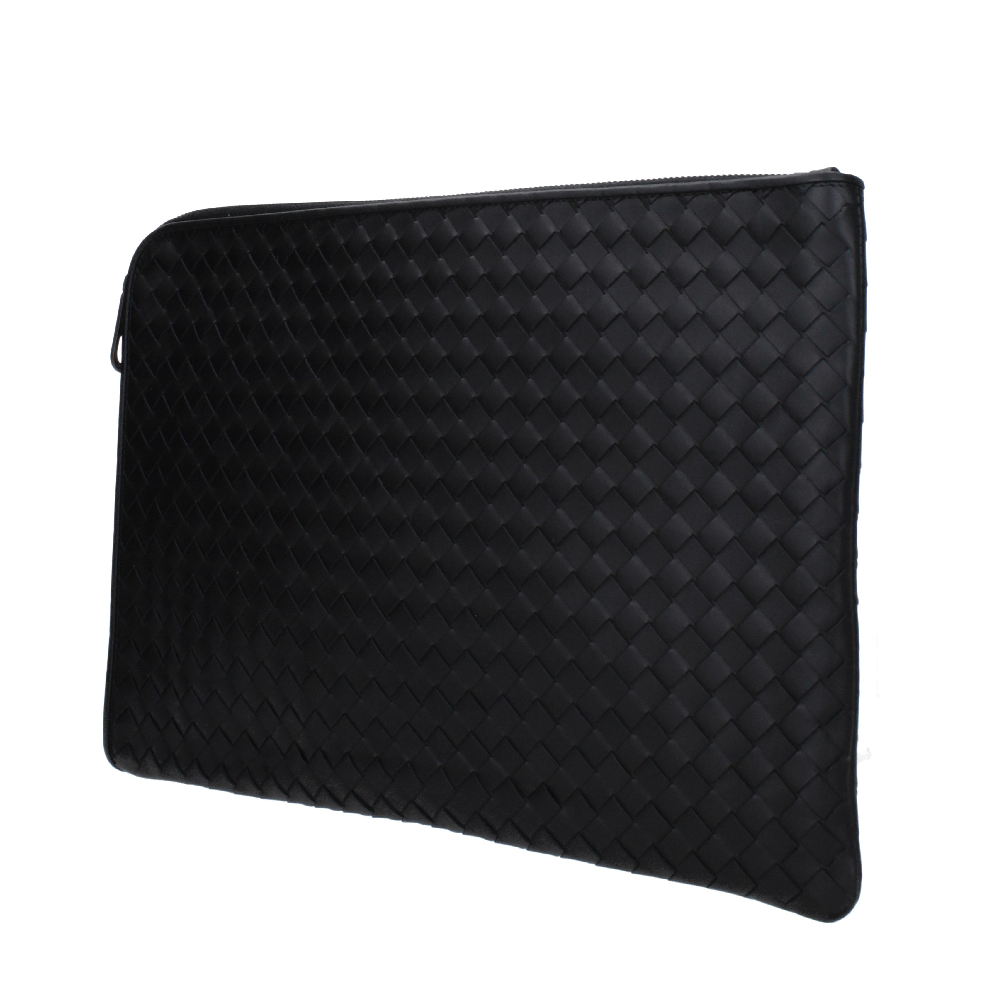 Bottega Veneta Clutches Men Leather Black B Exit B Exit top shop online