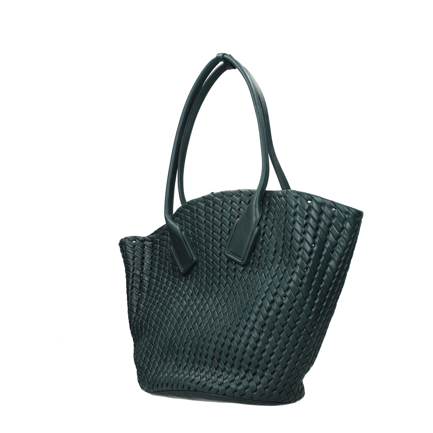 Bottega Veneta Borse a Spalla Donna Pelle Verde Smeraldo