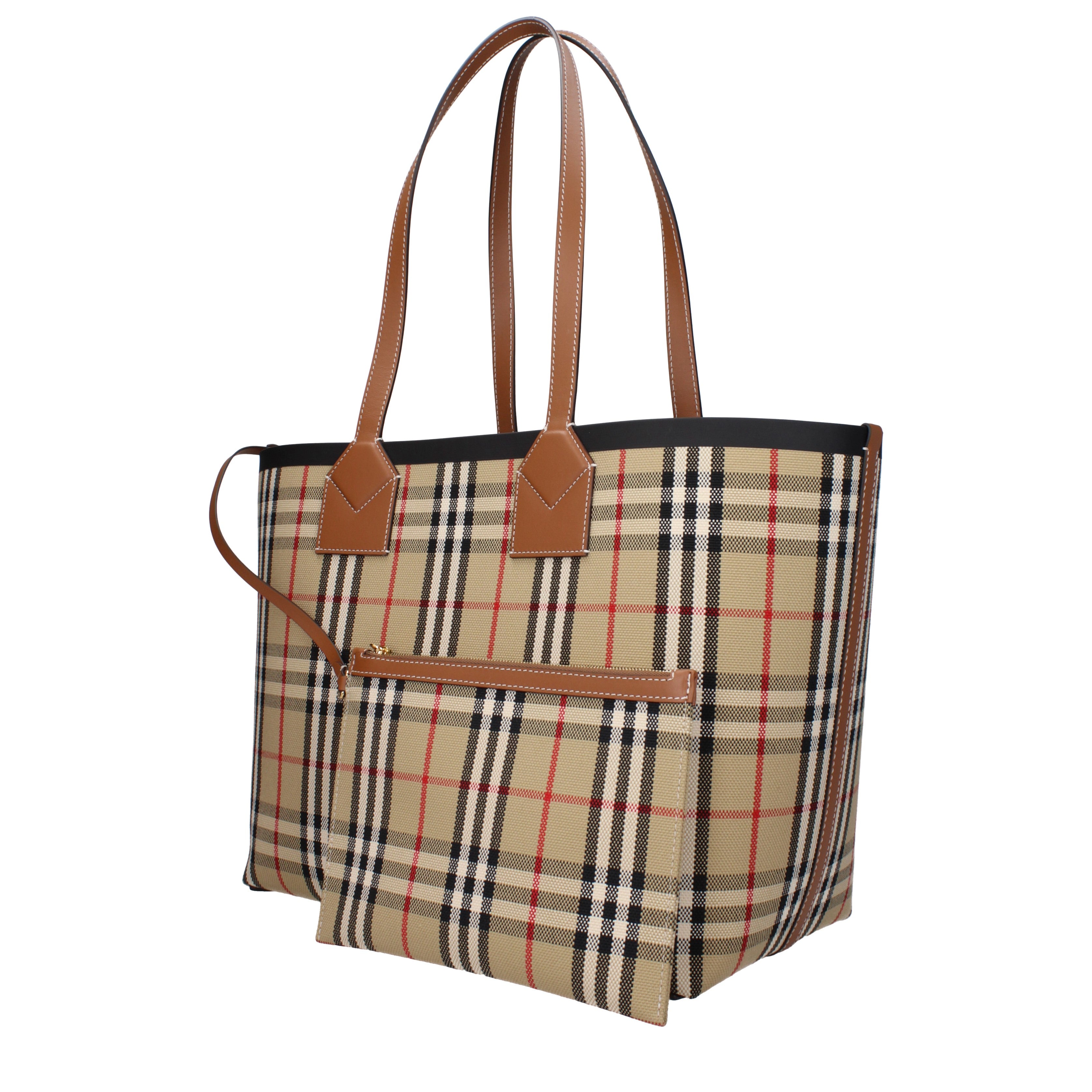 Burberry Borse a Spalla London Donna Tessuto Beige Nero B Exit B Exit top shop online