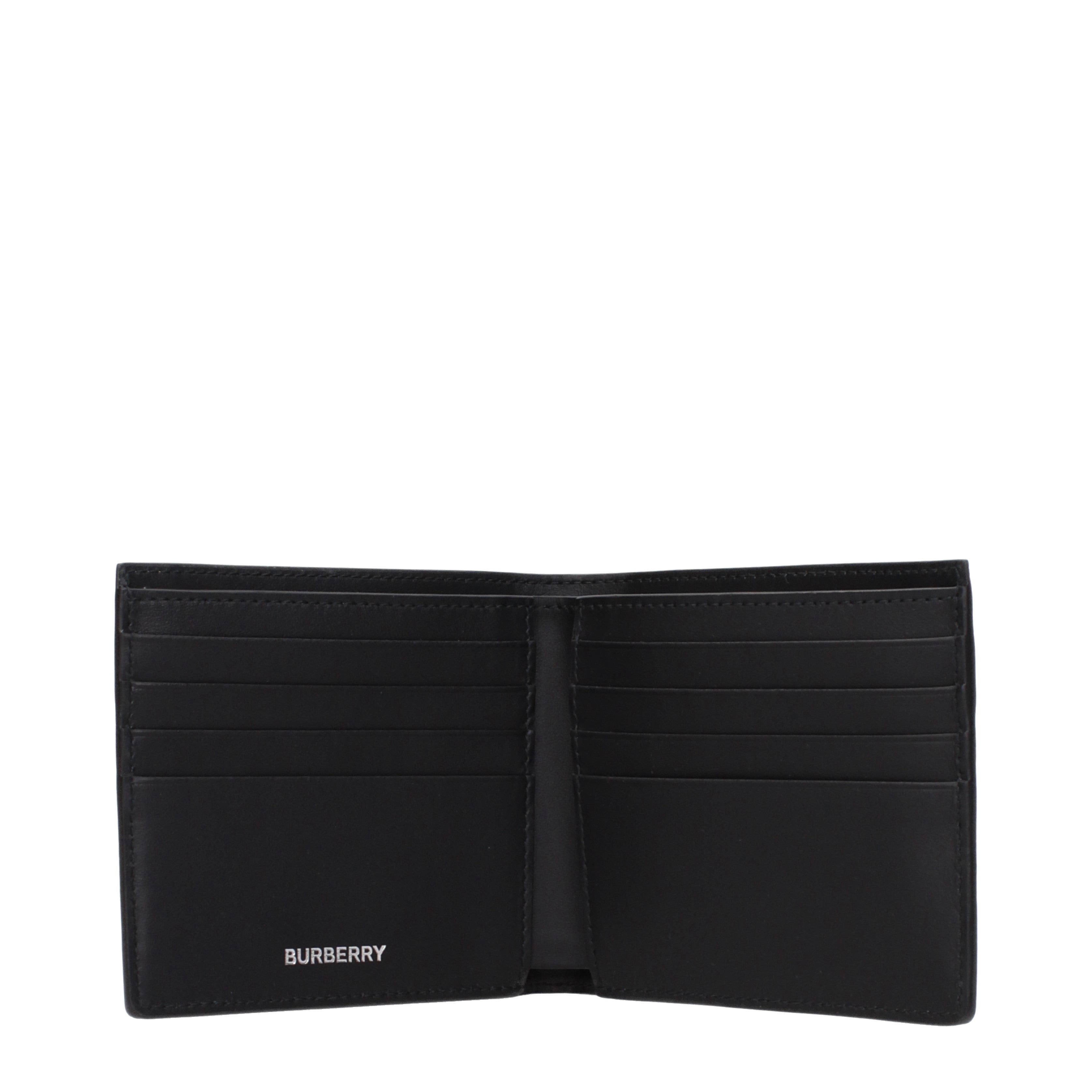 Burberry leather selling wallets for men