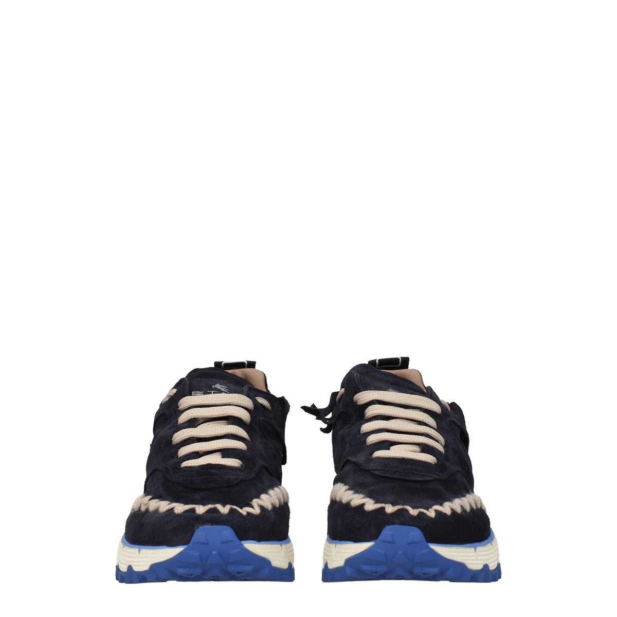 Etro Sneakers Uomo Camoscio Blu Blu Notte