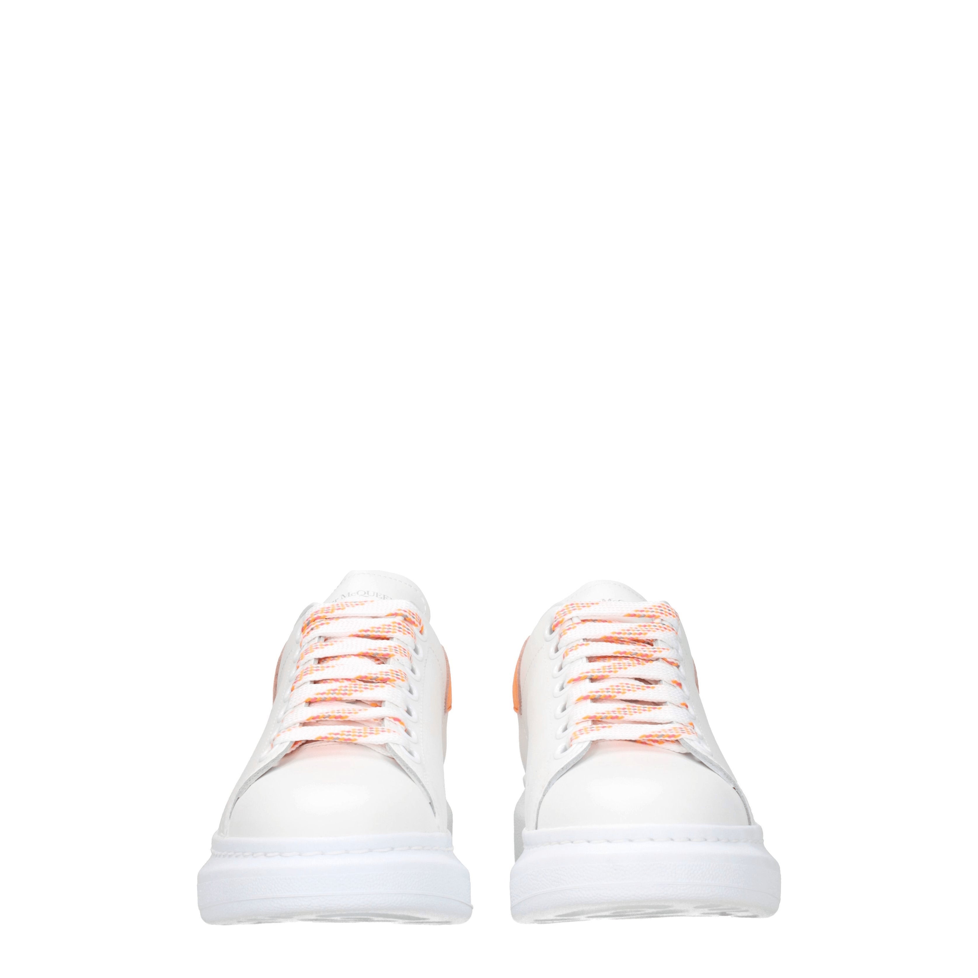 Alexander fashion mcqueen orange and white