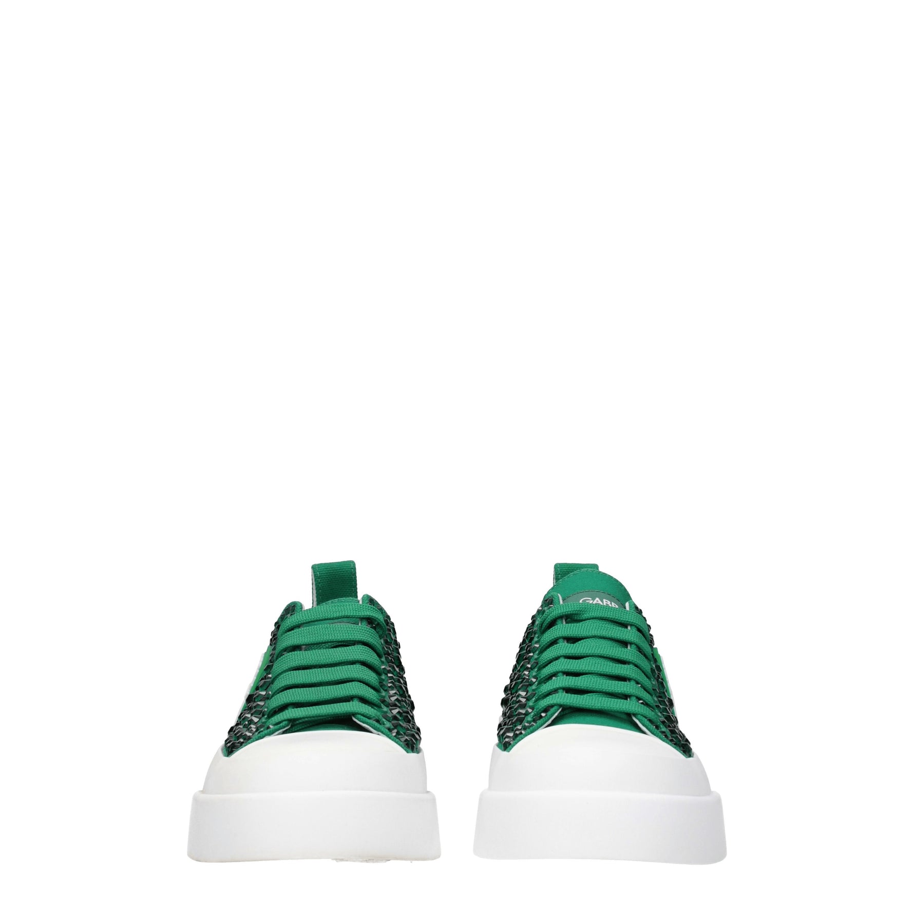 Dolce&Gabbana Sneakers Donna Tessuto Verde Smeraldo