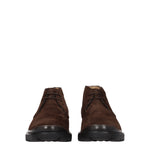 Tod's Stivaletti Uomo Camoscio Marrone