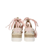 Stella McCartney Zeppe Donna Tessuto Rosa Rosa Cipria