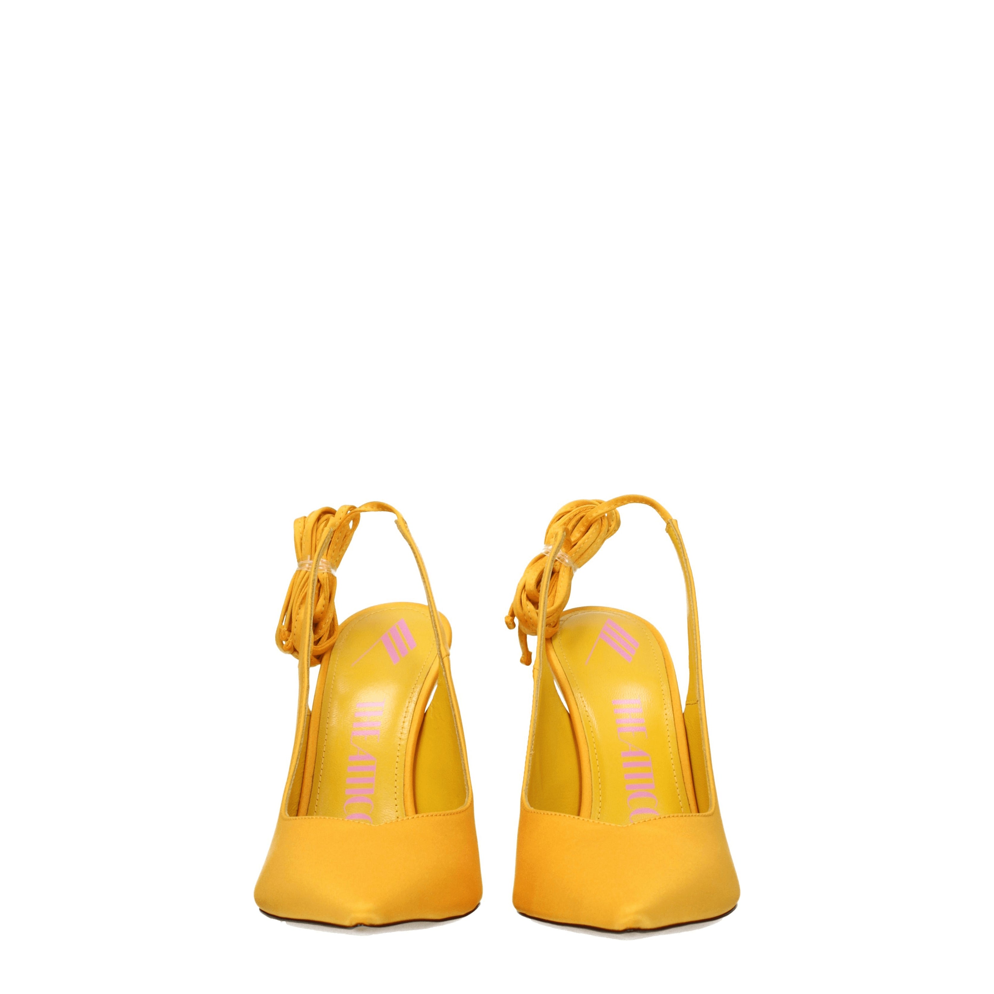 The Attico Sandals Women Satin Orange/Pumpkin | B-Exit – B-Exit 