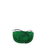 Jw Anderson Borse a Tracolla the bumper Donna Camoscio Verde Verde Chiaro