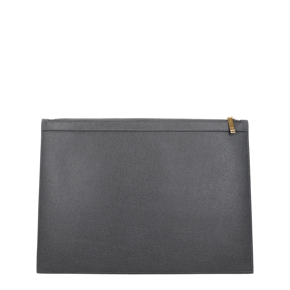 Thom Browne Pochette Uomo Pelle Grigio Grigio Scuro