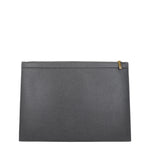 Thom Browne Pochette Uomo Pelle Grigio Grigio Scuro