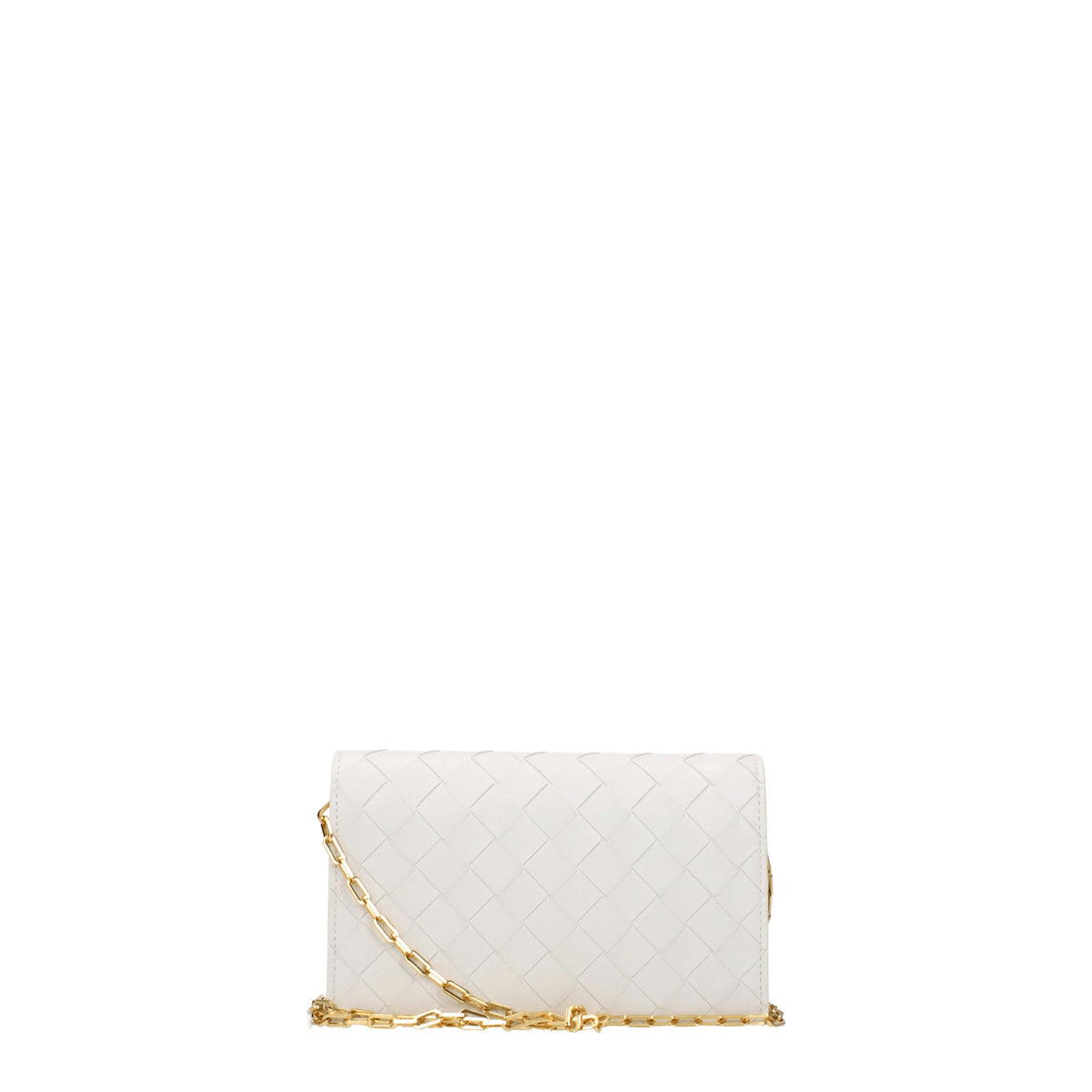 Bottega Veneta Borse a Tracolla Donna Pelle Bianco Bianco Sporco