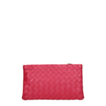 Bottega Veneta Pochette Donna Pelle Rosa Mirtillo