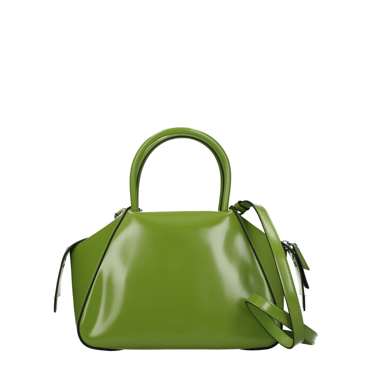 Prada Borse a Mano supernova Donna Pelle Verde Felce