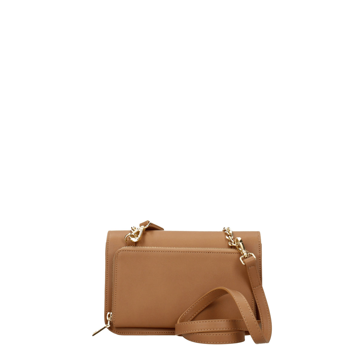 Love Moschino Borse a Mano Donna Poliuretano Marrone Camel