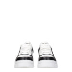 Prada Sneakers Uomo Pelle Bianco Nero