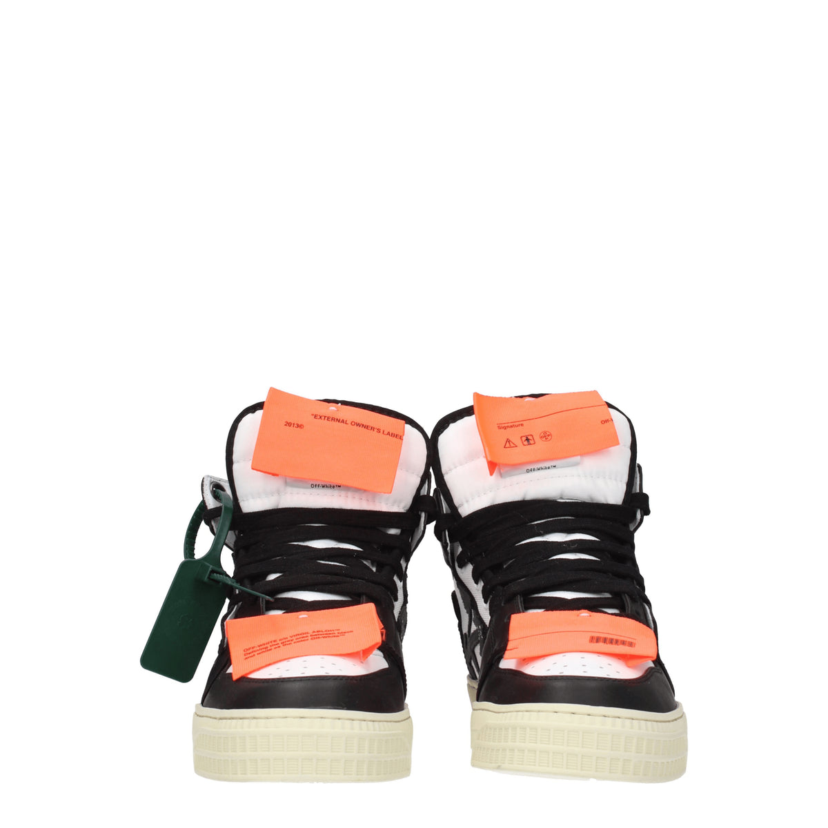 Off-White Sneakers 3.0 Uomo Pelle Bianco Nero