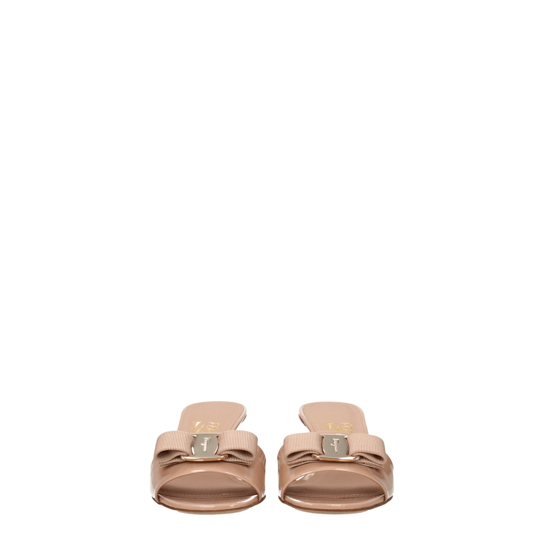 Salvatore Ferragamo Sandali glo Donna Vernice Rosa Amaretto