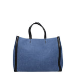 Valentino Garavani Borse a Mano vltn Donna Tessuto Blu Denim