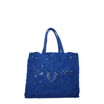 Dolce&Gabbana Borse a Spalla Donna Tessuto Blu Grecian Blue