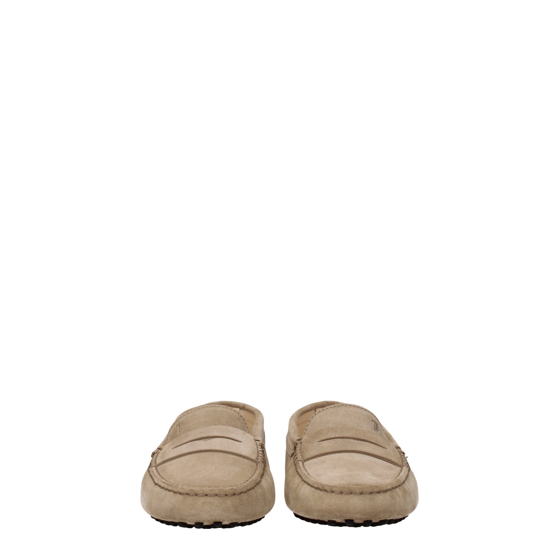 Tod's Mocassini Donna Camoscio Beige Tabacco