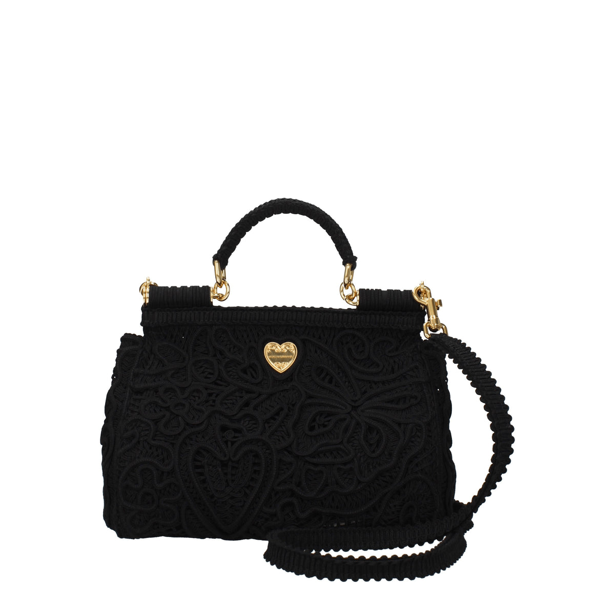 Dolce&Gabbana Borse a Mano sicily Donna Tessuto Nero