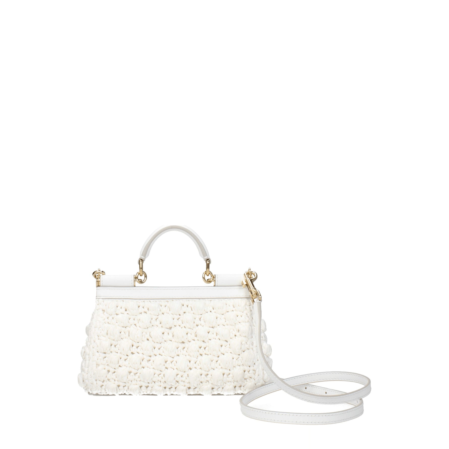 Dolce&Gabbana Borse a Mano sicily Donna Rafia Bianco