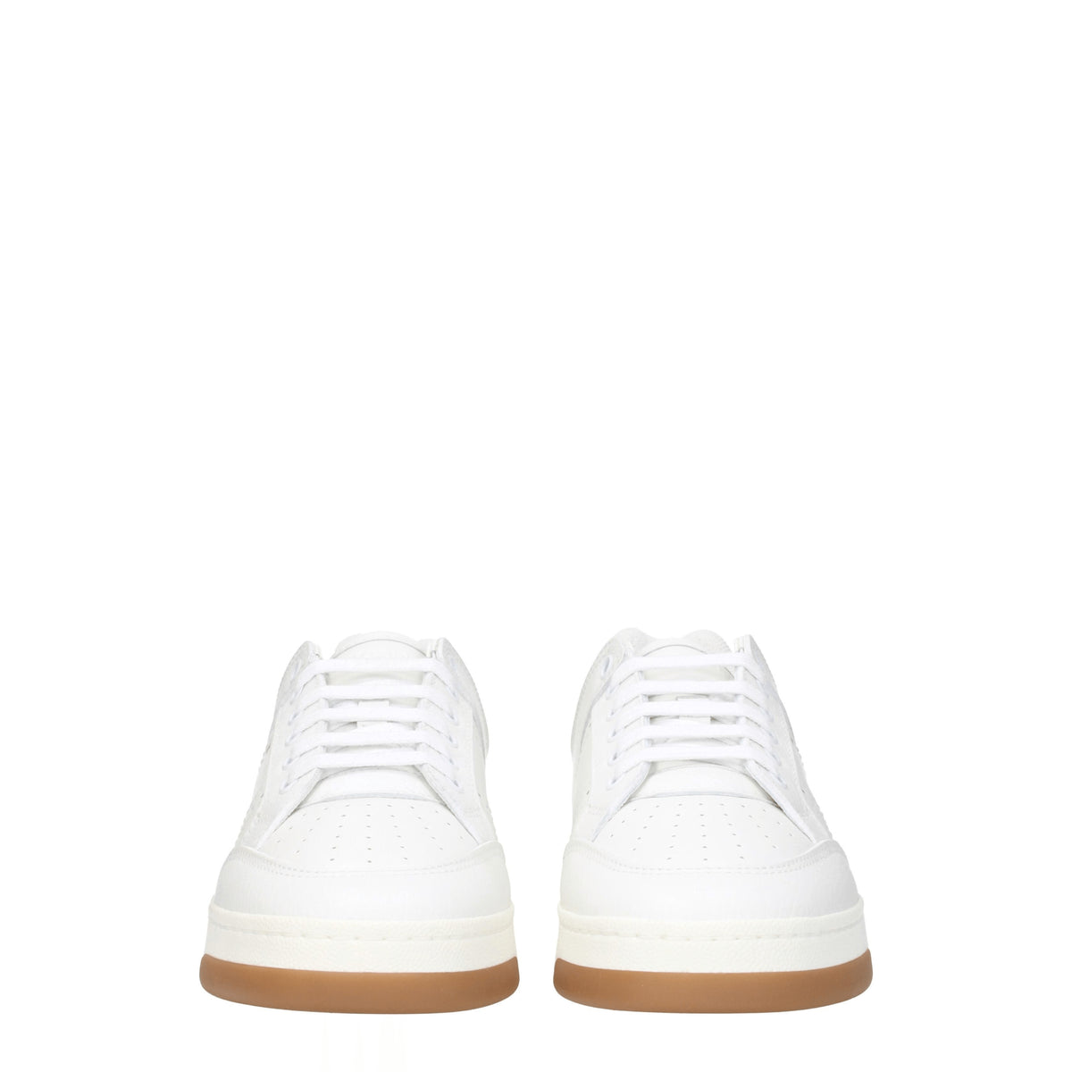 Saint Laurent Sneakers Uomo Pelle Bianco