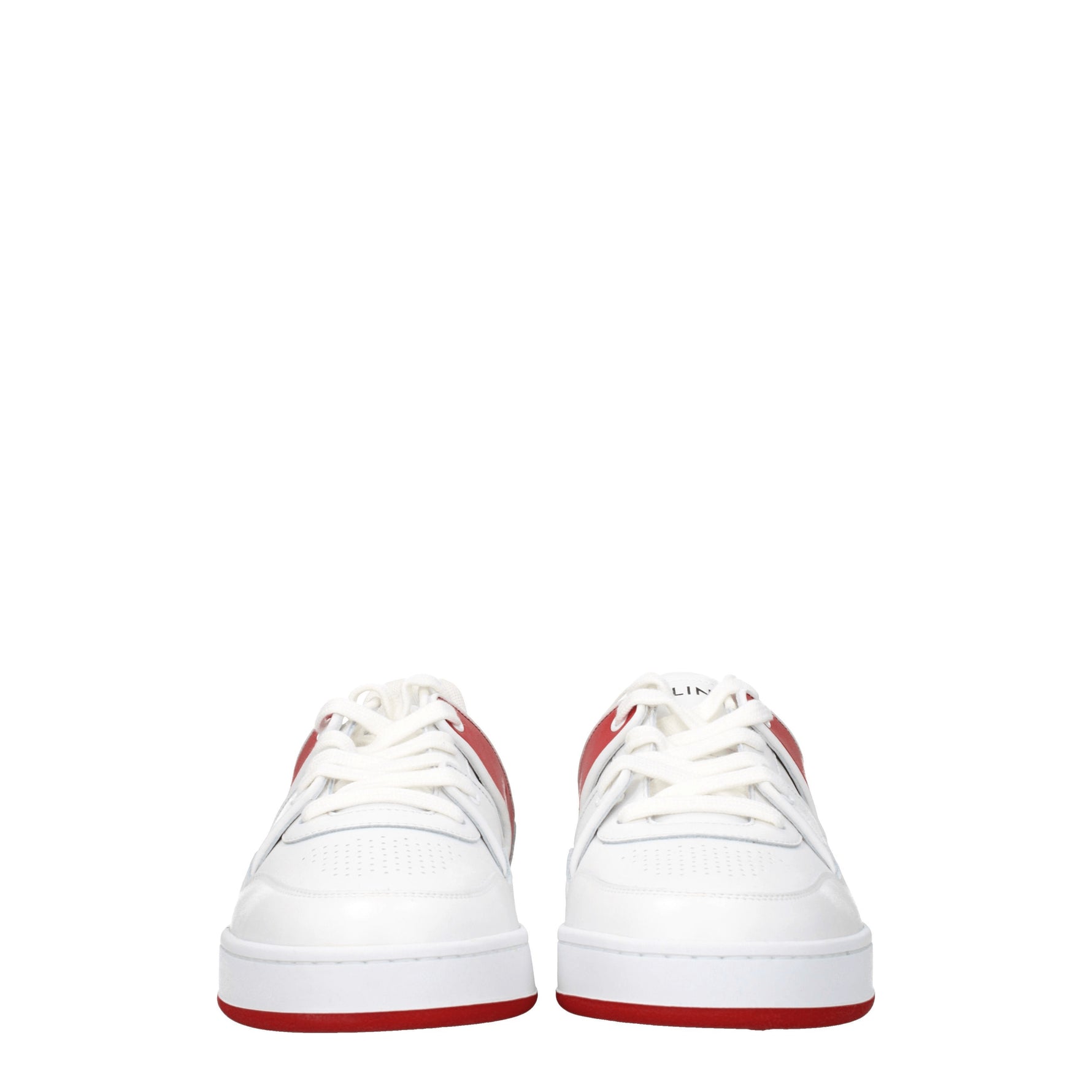 Celine Sneakers Donna Pelle Bianco Rosso