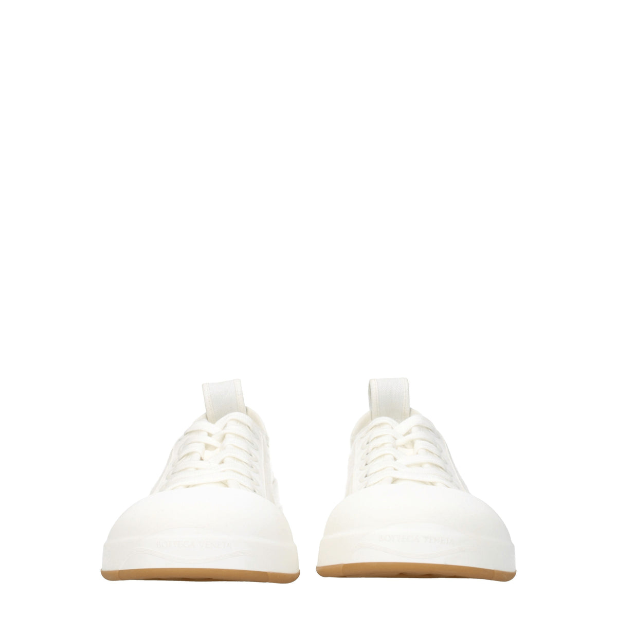 Bottega Veneta Sneakers vulcan Donna Tessuto Bianco Bianco Ottico