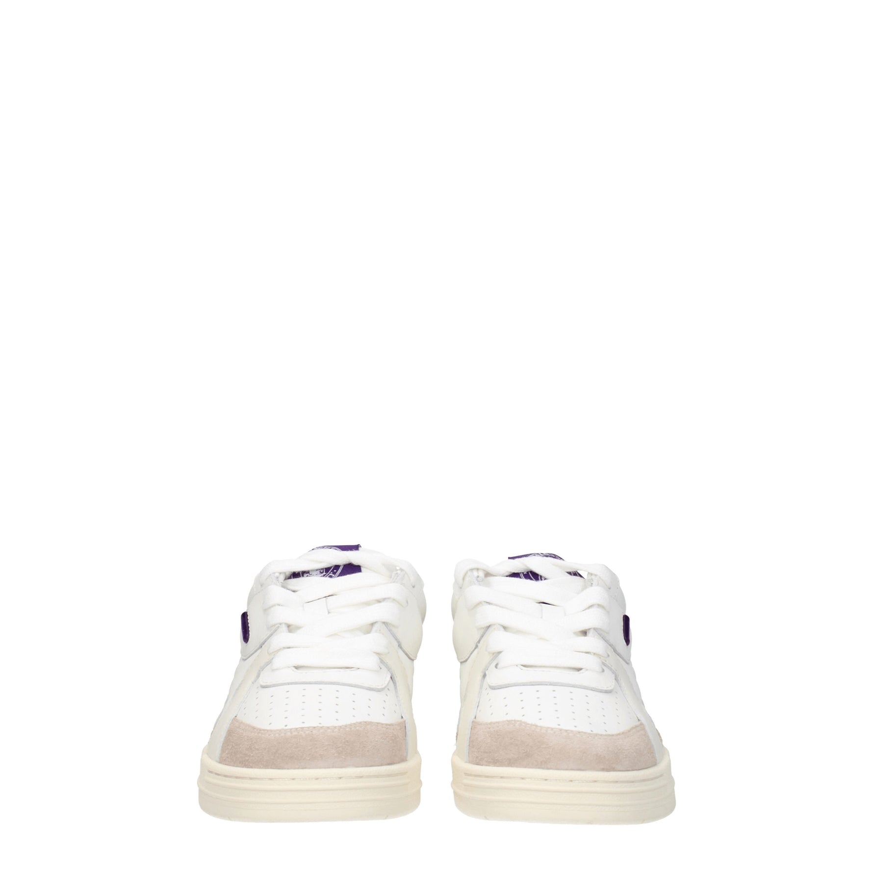 Palm Angels Sneakers Donna Pelle Bianco Porpora