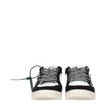 Off-White Sneakers Uomo Tessuto Bianco Nero