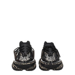 Balmain Sneakers unicorn Uomo Tessuto Nero Avorio