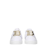 Balmain Sneakers Donna Pelle Bianco