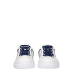 Salvatore Ferragamo Sneakers manhattan Uomo Pelle Bianco Blu Marino