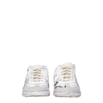 Maison Margiela Sneakers Uomo Pelle Bianco Grigio