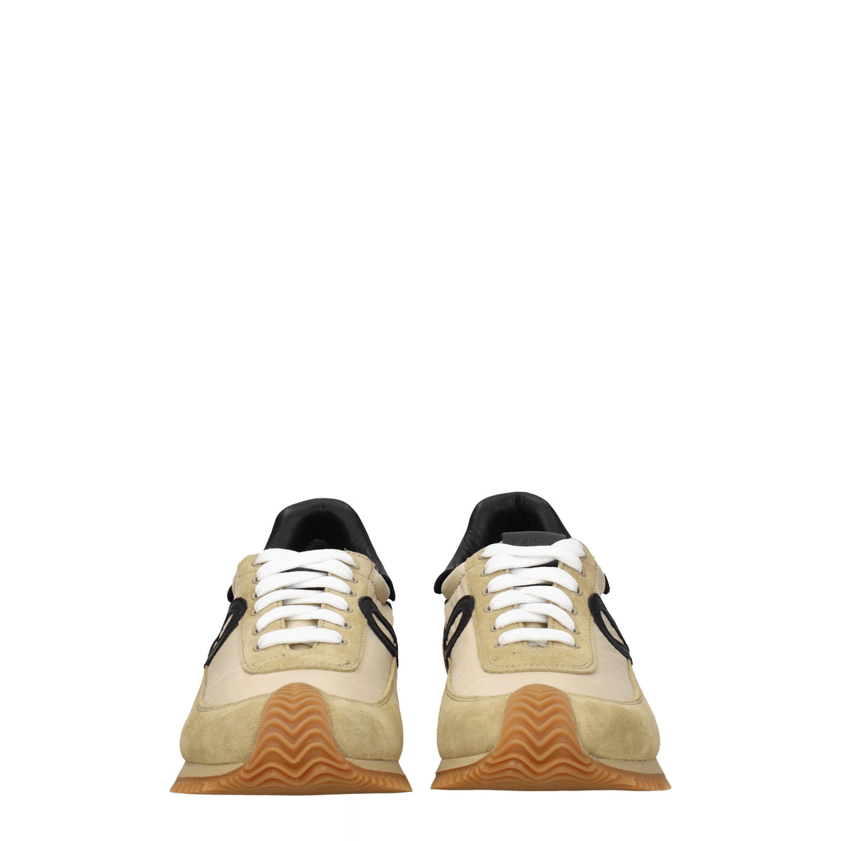 Loewe Sneakers Donna Camoscio Beige Oro