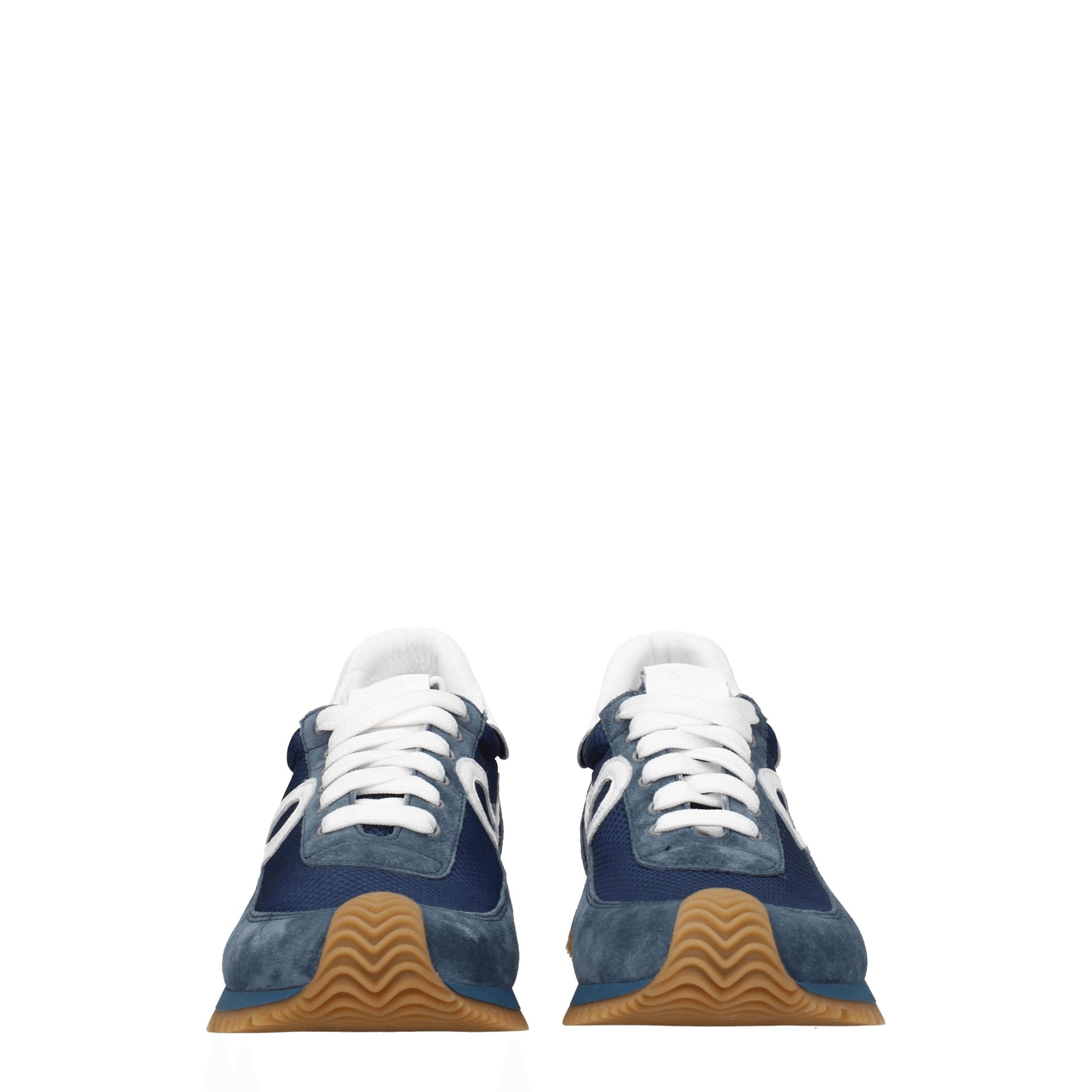 Loewe Sneakers Uomo Camoscio Blu Blu Aviazione